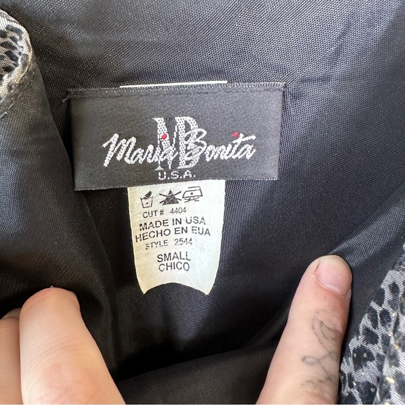 Snake print sparkly straight maxi dress with ruffled chest - Picture 6 of 12